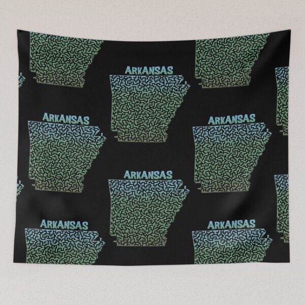 Item preview, Arkansas State Outline Colorful Maze & Labyrinth designed and sold by gorff.