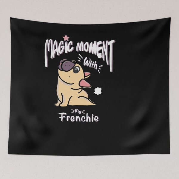 Item preview, French bulldogs yoga designed and sold by Collagedream.