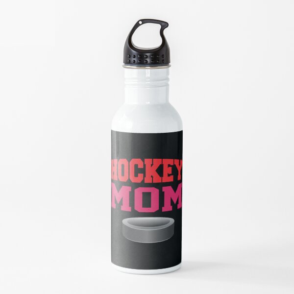 'Hockey Mom' (Black) Water Bottle