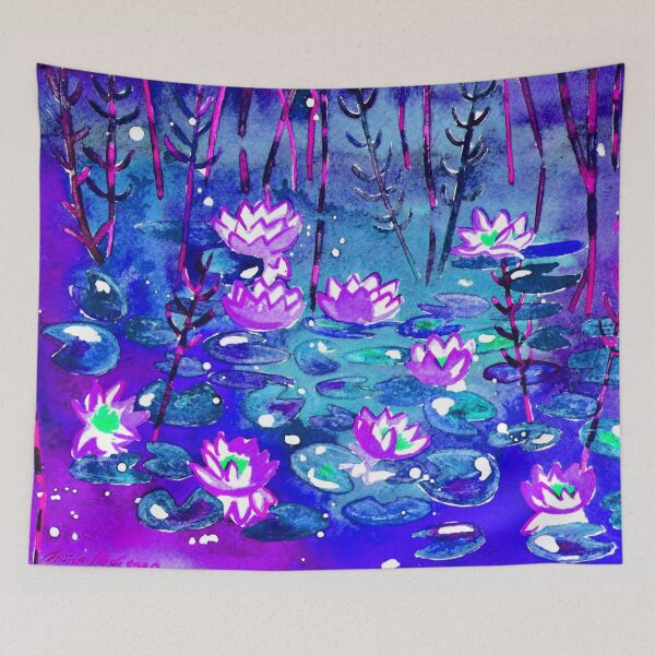 Item preview, Water Lilies - Blue and Purple Palette designed and sold by Niina  Niskanen.