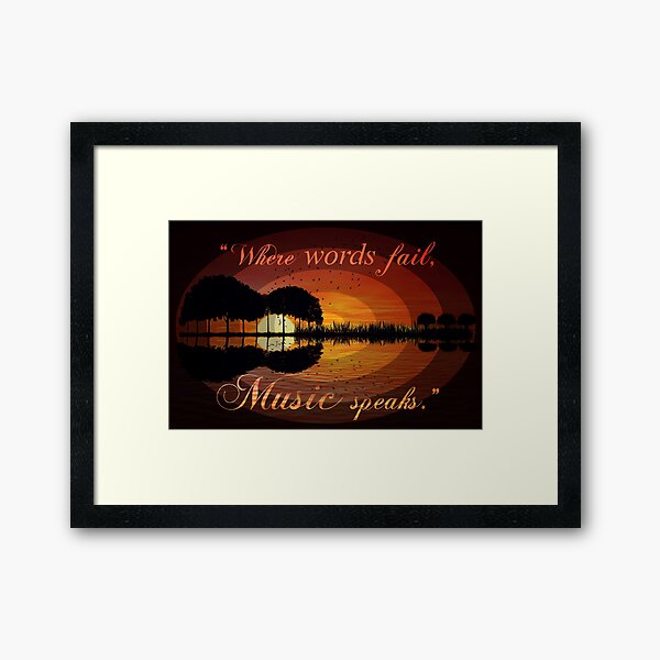 Item preview, Where words fail, music speaks designed and sold by psychoshadow.