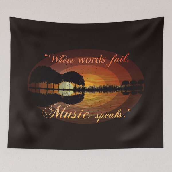 Item preview, Where words fail, music speaks designed and sold by psychoshadow.