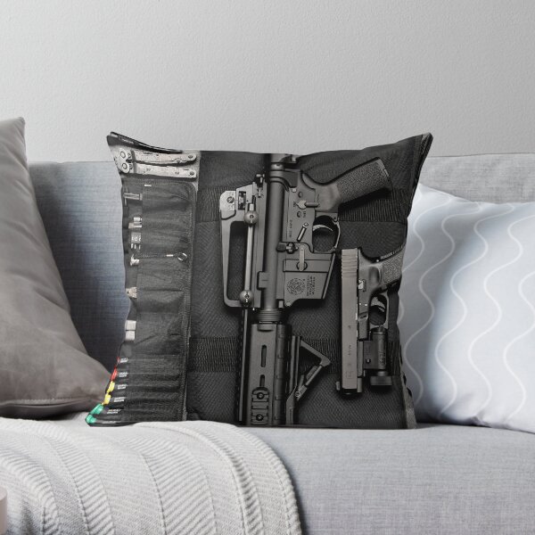 "Packing" Throw Pillow
