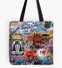Lennonova Zed (Lennon Wall) Tote Bag