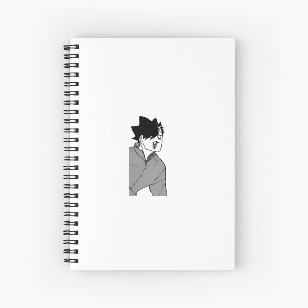 Kuroo Haikyuu Manga Cap Spiral Notebook By Joojlia Redbubble