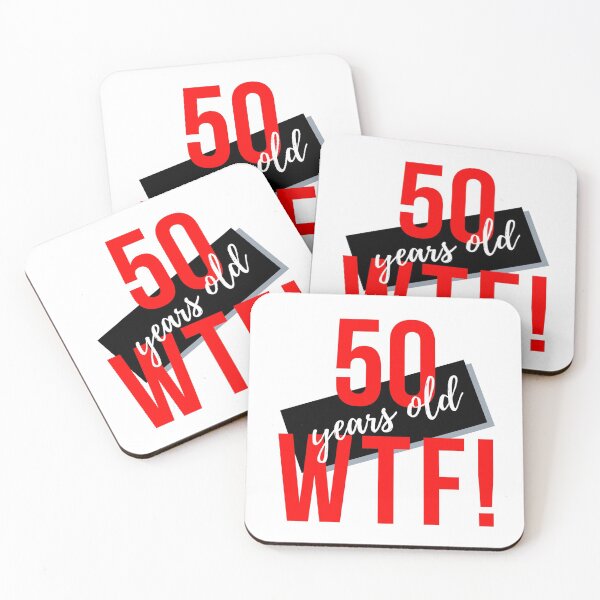Item preview, 50 Years Old WTF! designed and sold by QuirkyTease.