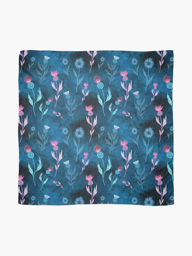 Alternate view of Thistles Scarf