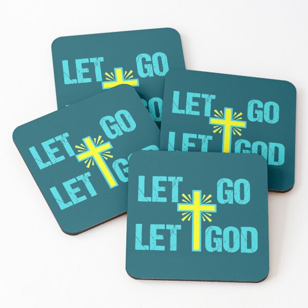 Item preview, Let Go Let God Christian Cross designed and sold by Epic Love Designs.