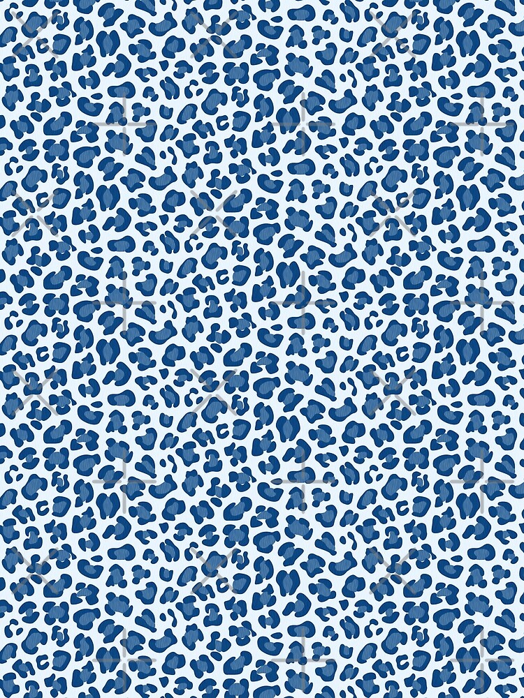 Leopard Print - Classic Blue - Light by miavaldez