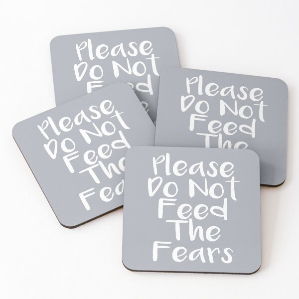 Item preview, Please do not feed the fears - Neutral Grey designed and sold by Skippingbird.