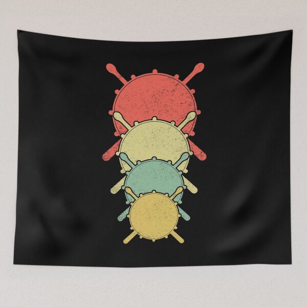 Item preview, Retro Drums Gift Idea for drummer designed and sold by alwe-designs.