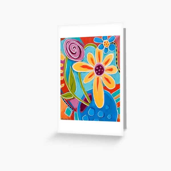 Blue Greeting Card