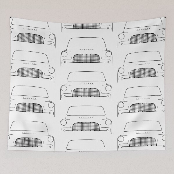 Item preview, Bedford CA classic van outline graphic (black) designed and sold by soitwouldseem.