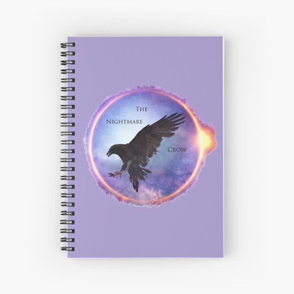 The Nightmare Crow Spiral Notebook