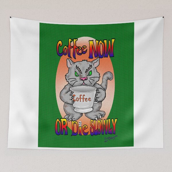 Item preview, Coffee Now or Die Slowly designed and sold by DarkRubyMoon.