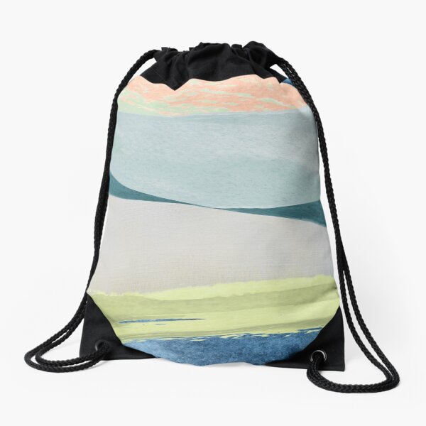 Contemporary Minimalist Pattern Drawstring Bag