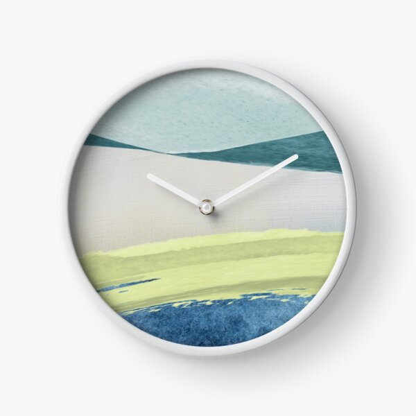 Contemporary Minimalist Pattern Clock