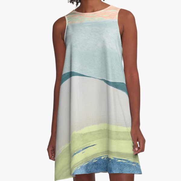 Contemporary Minimalist Pattern A-Line Dress
