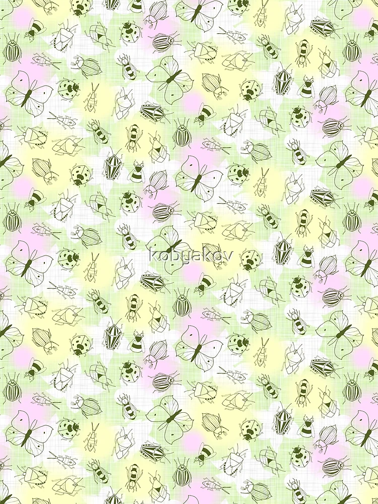 Thumbnail 3 of 3, Scarf, Spring bugs designed and sold by kobyakov.