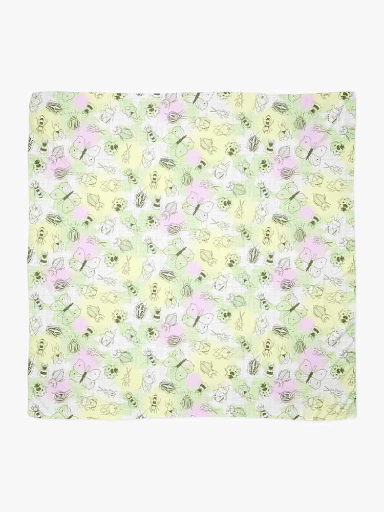 Thumbnail 2 of 3, Scarf, Spring bugs designed and sold by kobyakov.