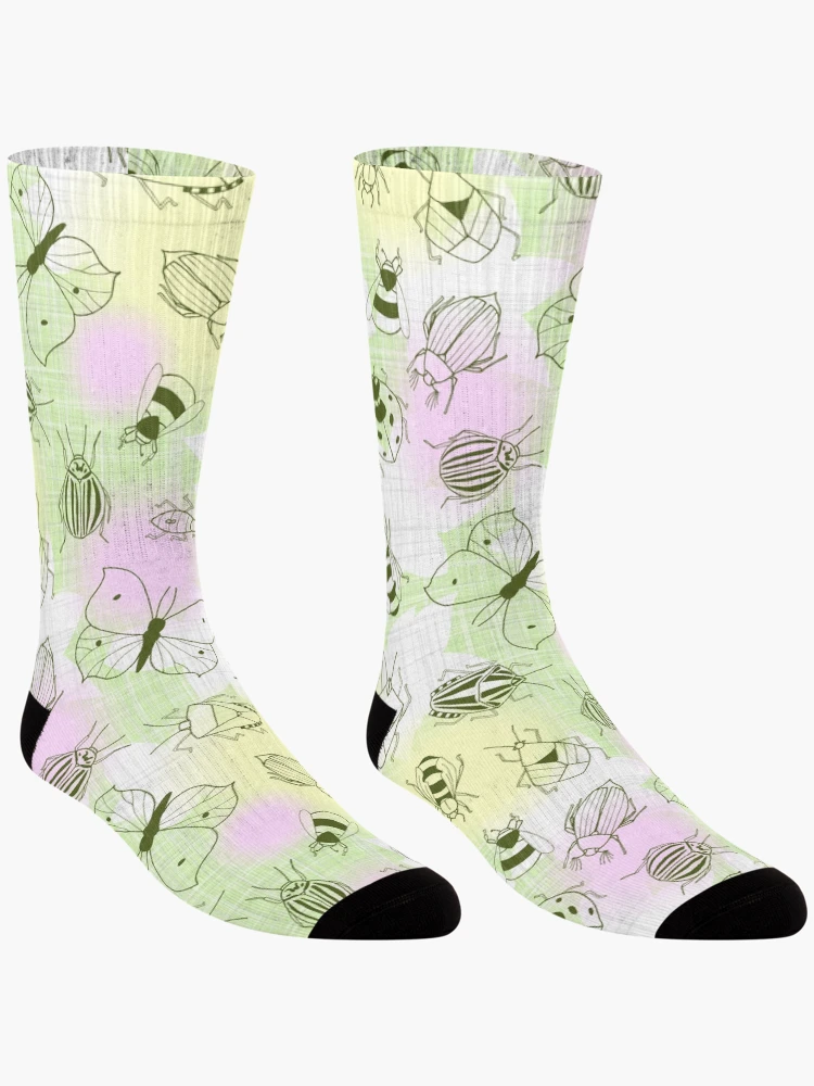 Thumbnail 3 of 5, Socks, Spring bugs designed and sold by kobyakov.
