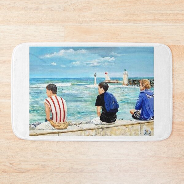 Aperçu de l'œuvre personnages bord de mer créée et vendue par bastidecreation.