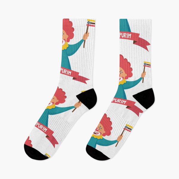 Item preview, HAPPY PURIM CLOWN designed and sold by Pointit.