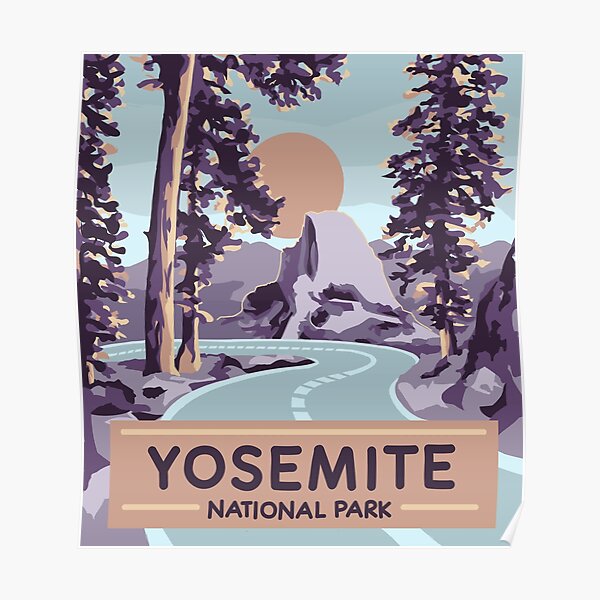 Yosemite National Park poster Poster