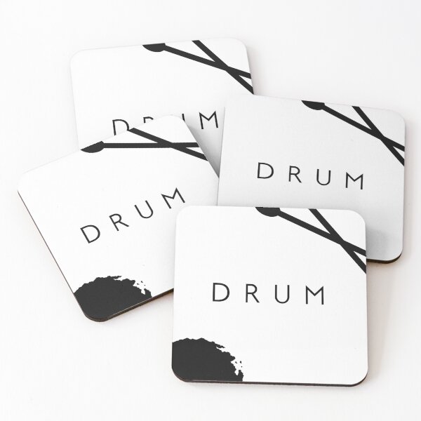 Item preview, Drum Square Logo designed and sold by Vuriah-Tee.