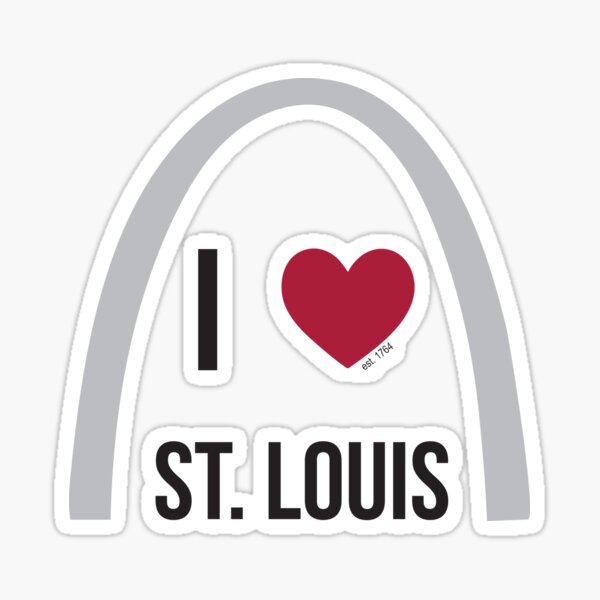 I Heart StL Sticker