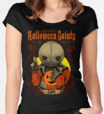 Halloween Saints: Sam Women's Fitted Scoop T-Shirt