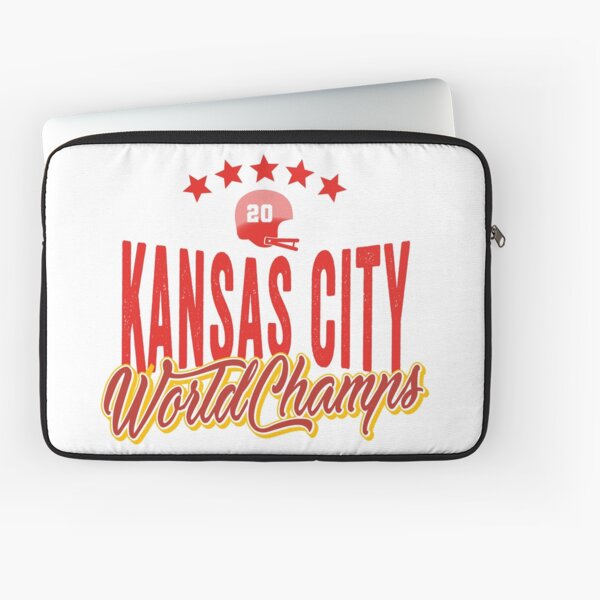 KC Face mask Kansas City facemask KC Kansas City Football Red Vintage Gear Unique Kansas City Champs Design 2020 Laptop Sleeve