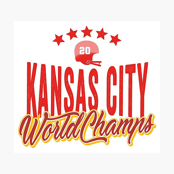 KC Face mask Kansas City facemask KC Kansas City Football Red Vintage Gear Unique Kansas City Champs Design 2020 Photographic Print