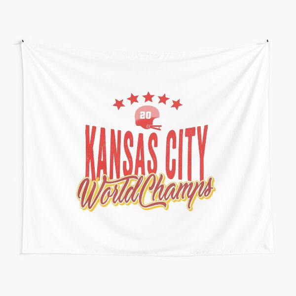 KC Face mask Kansas City facemask KC Kansas City Football Red Vintage Gear Unique Kansas City Champs Design 2020 Tapestry