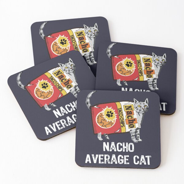 Item preview, Cute Taco Chips Nacho Cat designed and sold by NeonSpaceJunk.