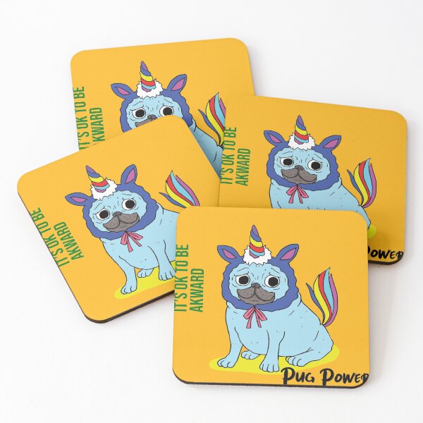 Item preview, Pug Power AKWARD COLOR designed and sold by tawanmaurice.