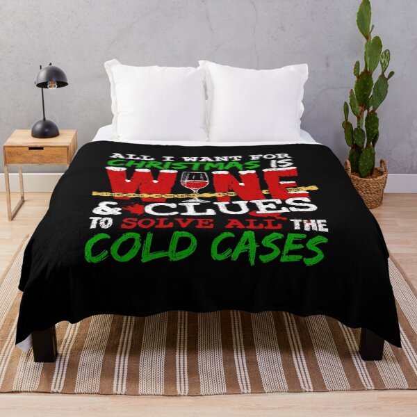 Item preview, True Crime Gift Idea Wine & Christmas designed and sold by phoxydesign.