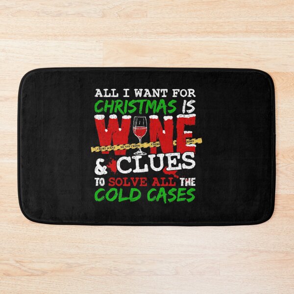 Item preview, True Crime Gift Idea Wine & Christmas designed and sold by phoxydesign.