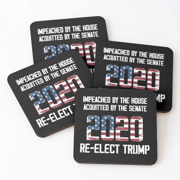 Item preview, Re-elect Trump Acquitted 2020 designed and sold by RainbowPandas.