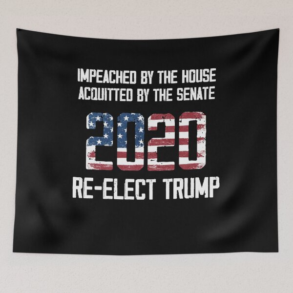 Item preview, Re-elect Trump Acquitted 2020 designed and sold by RainbowPandas.