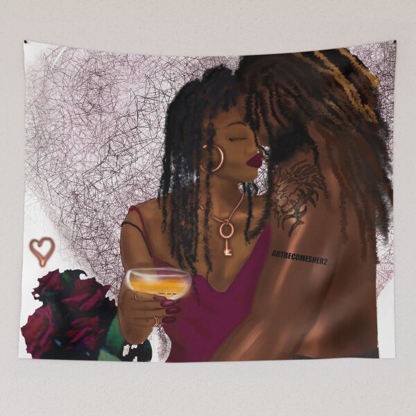 Aperçu de l'œuvre Saint Valentin sous Loc & Key créée et vendue par ArtBecomesHer2.