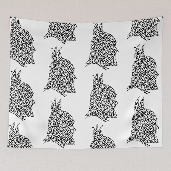 Item preview, Viking Head Maze & Labyrinth designed and sold by gorff.