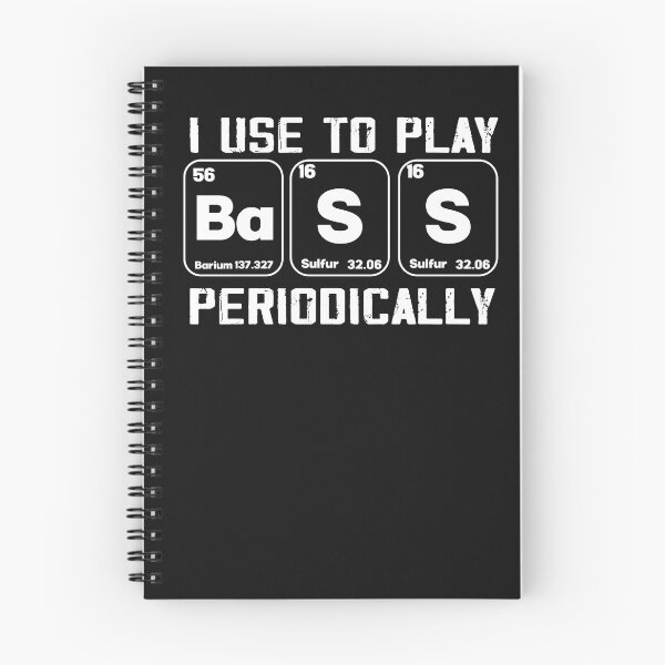 Item preview, Funny Bass Player Periodic Table  designed and sold by Músico Ilustre.