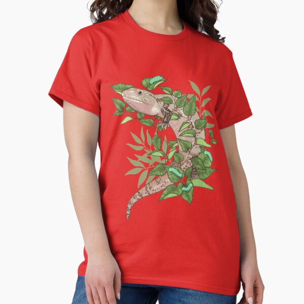 Item preview, Blue Tongue Skink with Vines and Hornworms designed and sold by Paige Penrose.