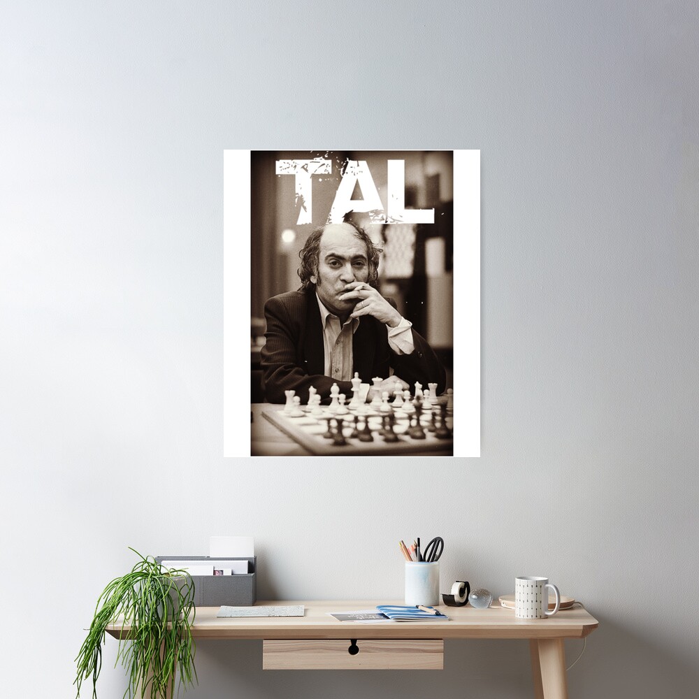 Russian Chess Grandmaster Mikhail Tal Poster for Sale by obviouslogic