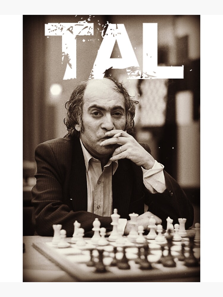Mikhail Tal: The magician of Riga Greeting Card for Sale by Chess Bible