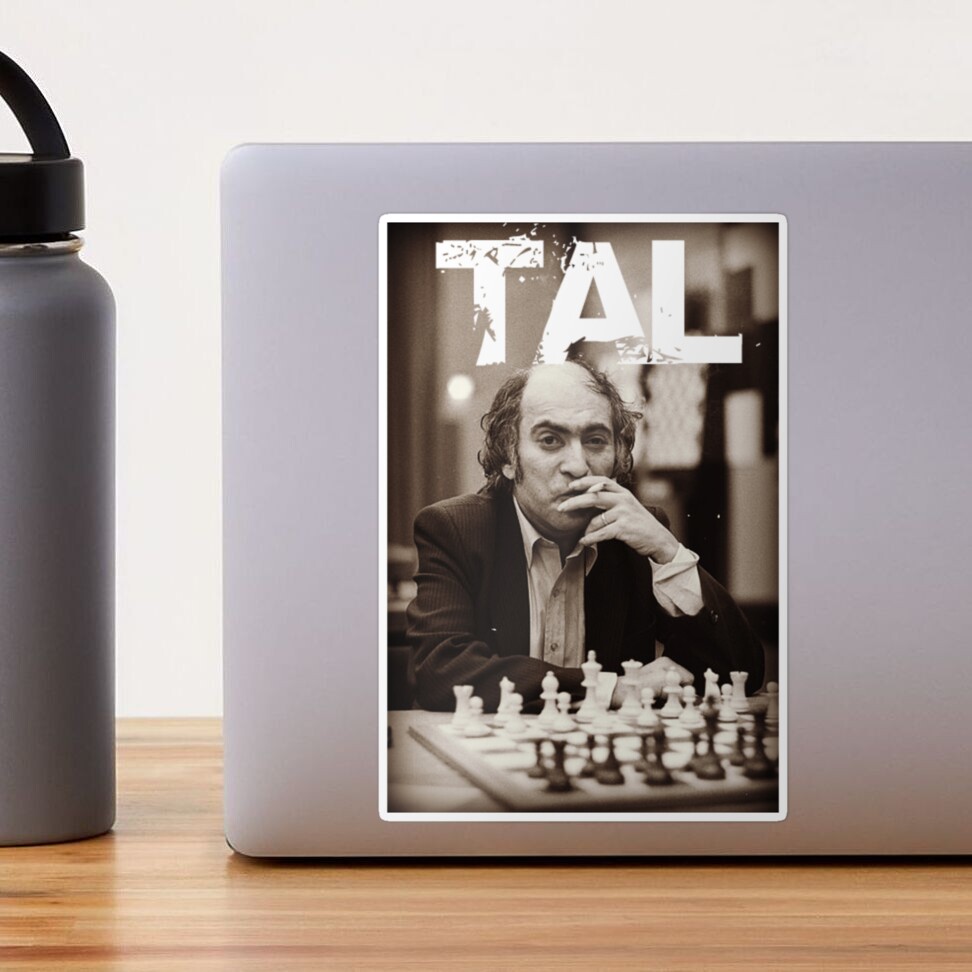 Iconic Mikhail Tal Chess Sticker Sticker for Sale by sport-stickers