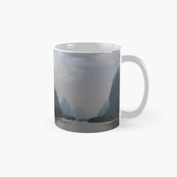 Item preview, Li River karst formations in the rain designed and sold by KateMcCSeattle.