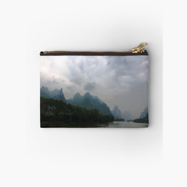 Item preview, Li River karst formations in the rain designed and sold by KateMcCSeattle.