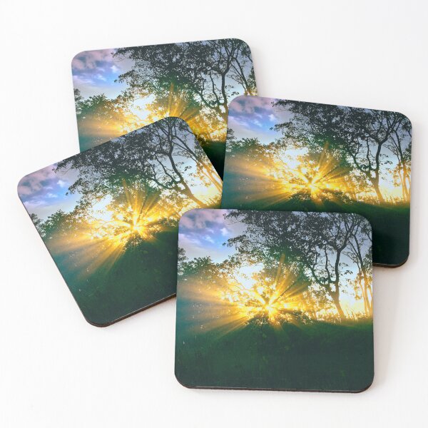 Item preview, Sunrise in the woods designed and sold by dombhai.